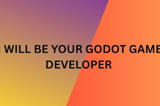 be your godot game developer with 2d and 3d game