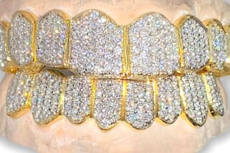 create custom 3d grillz cad model for gold or diamond casting and printing