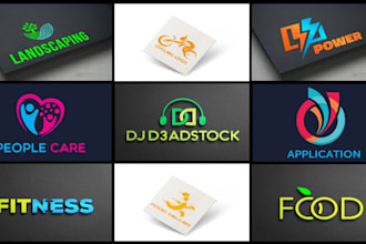 do modren minimalist business logo design for your brand