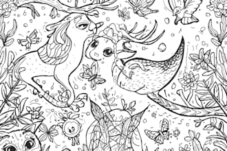 illustrate one of a kind coloring and activity sheets