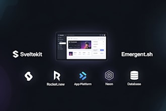 dev stack bolt new react expo nextjs svelte web mobile app neon database