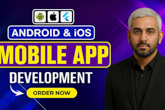 create high quality mobile app with modern UI design for android and ios