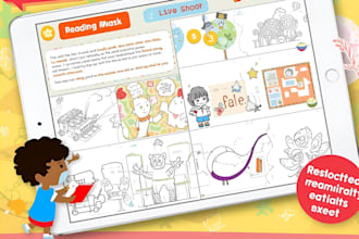 design personalized learning worksheets, activity sheets, workbooks for kids