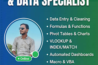 clean, format, merge, split excel data