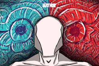 create aesthetic illustration posters for cafe and home decor