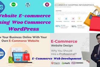 elementor ecommerce and woo commerce website design wordpress expert