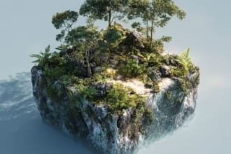 design an procedural houdini environment