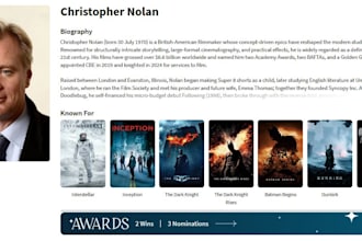 make a person page on tmdb and letterboxd