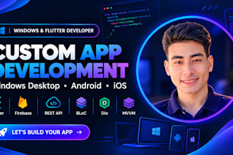 develop a professional flutter windows desktop appreciation