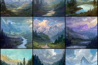 design high quality and affordable environment art