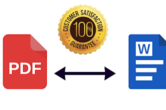 convert pdf to word, scanned images