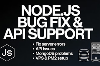 fix nodejs bugs build rest API and deploy server with pm2