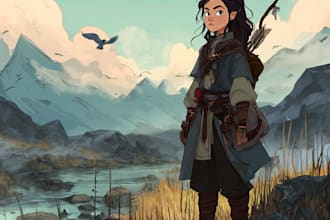 illustrate your ttrpg oc, vtm, fantasy, dnd character art