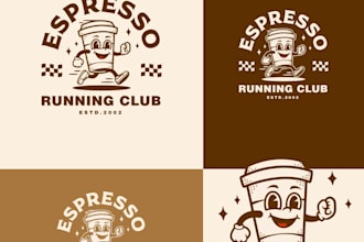 design coffee shop, bar or restaurant logo and branding