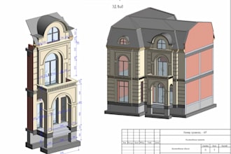 draw professional revit 3d modelling 2d floor plans