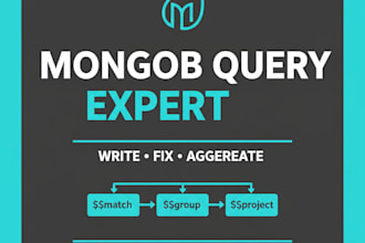 write and fix mongodb queries and aggregation pipelines