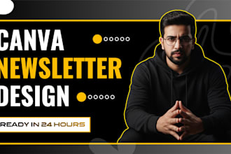 do canva newsletter design