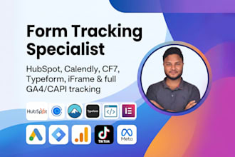 do GTM conversion tracking for hubspot calendly typeform,iframe