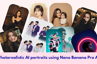 create or edit your ai  portraits using nano banana pro