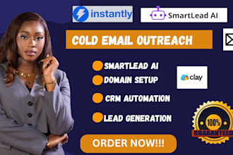 setup instantly ai  smartlead ai cold email outreach with warm up