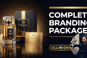 do complete brand identity design for perfume and fragrance brand