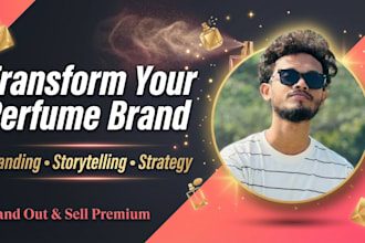 create end to end branding solution for perfume and fragrance startups