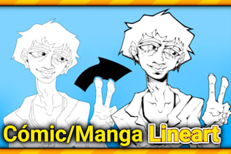 ink your comic or manga sketch with dedication