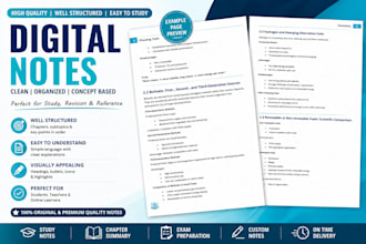 create digital notes for you