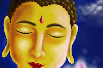 create a digital art using krita as per your requirement