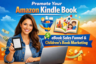 amazon kindle promotion, ebook funnels childrens book marketing