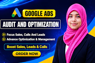 audit and optimize google ads performance max ,PPC campaign as a SEM specialist