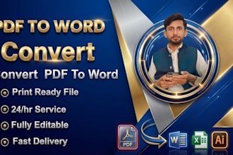 convert PDF to word, handwriting to editable text and scanned pdfs to excel