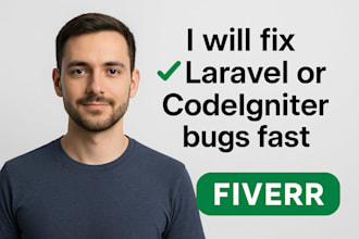 fix laravel or codeigniter bugs fast