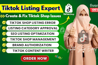 be your tiktok shop listing expert for product optimization
