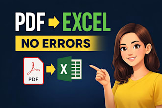 convert PDF to excel accurately and professionally