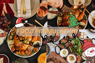 food formulation, food development, food recipe, food supplement for your brand