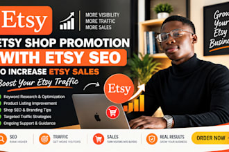 do etsy shop promotion with etsy seo to increase etsy sales, boost etsy traffic