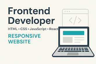 built a responsive frontend website