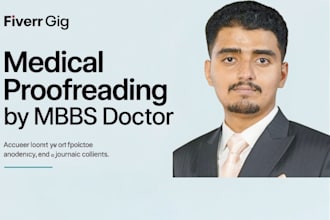 be your certified medical content proofreader