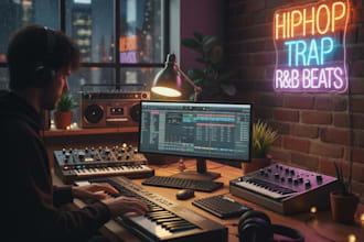 produce 10 to 30 hiphop, trap, and lofi beats for you