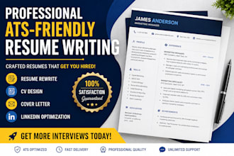 write an ats friendly resume tailored to your job
