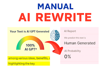 rewrite and humanize ai content to sound original
