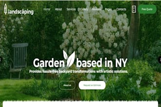 build astra elementor website landscaping website lawn care gardening website