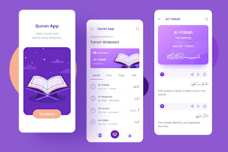 develop ai powered islamic app with quran, prayer times, qibla
