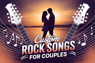 write and record a custom rock love song for couples
