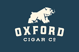 do modern cigar logo, bands, label, and cigar box design