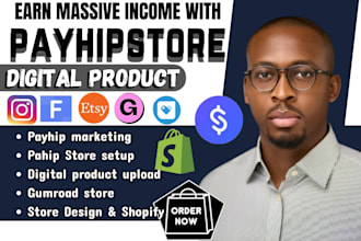 payhip, stan store payhip website, gumroad stan store marketing, payhip store