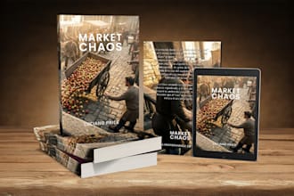 do a premium book cover design for print and digital books