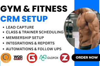 setup gym fitness CRM mindbody zen planner glofox wodguru pushpress  gymdesk CRM