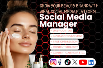 be your beauty and skincare social media manager and content creator